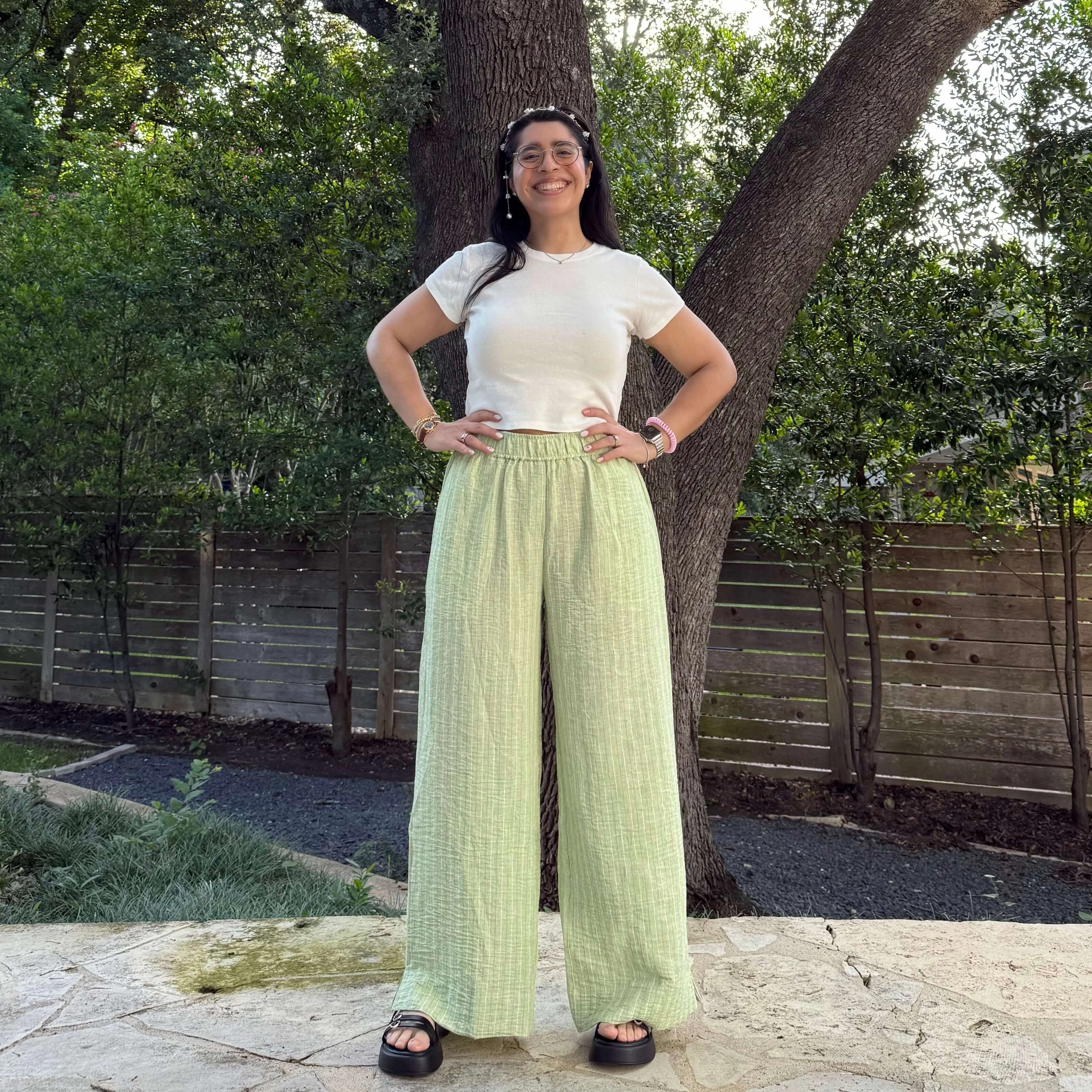 28" Inseam Picnic Pants - Celery *Clearance Sale* Odor Resistant Chilly Wear