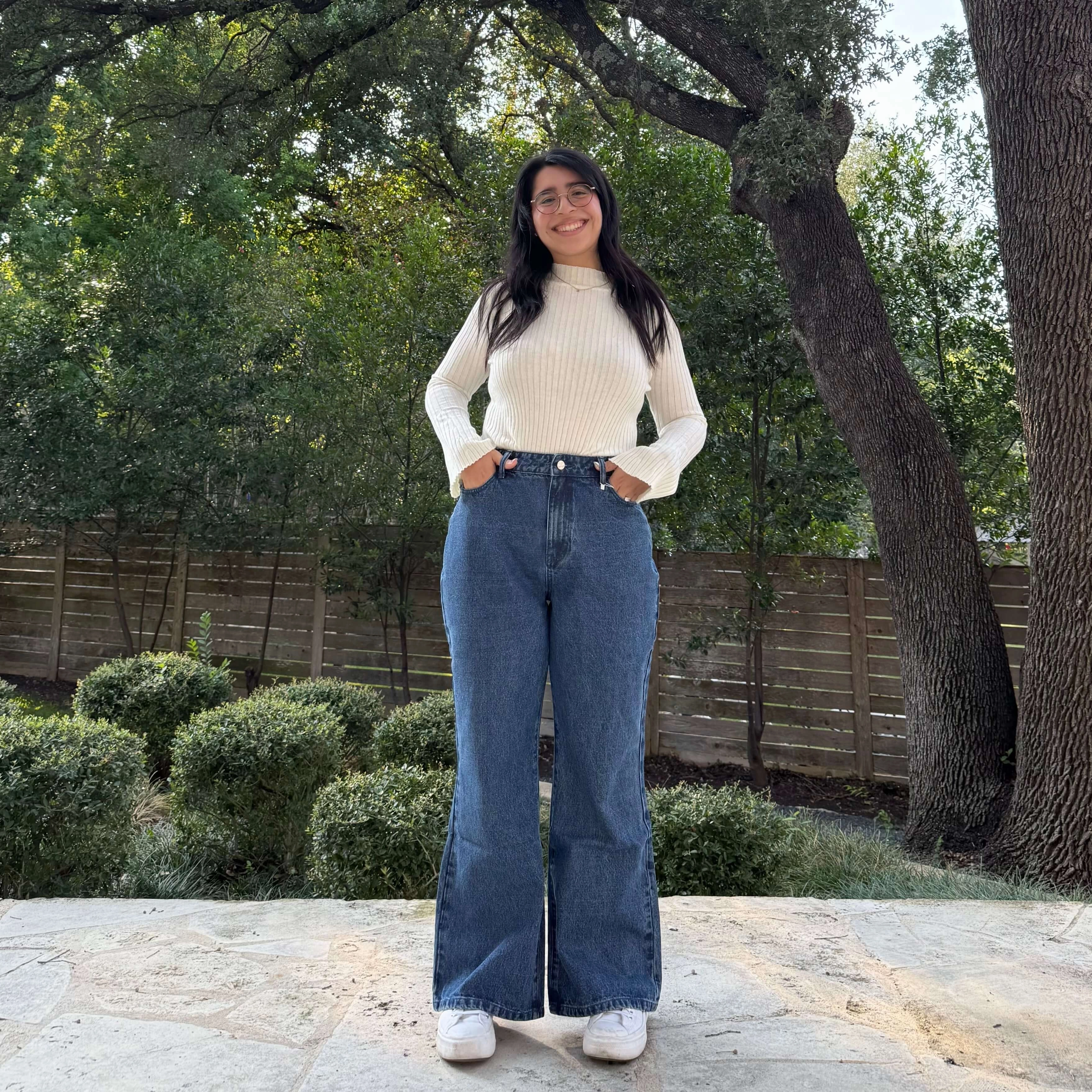 29" Inseam Bootcut Jeans - Medium Wash *Clearance Sale* Breathable Weave Fabric