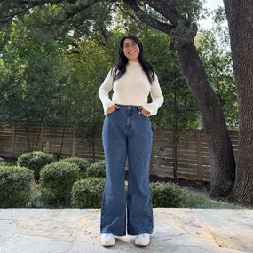 29" Inseam Bootcut Jeans - Medium Wash *Clearance Sale* Breathable Weave Fabric