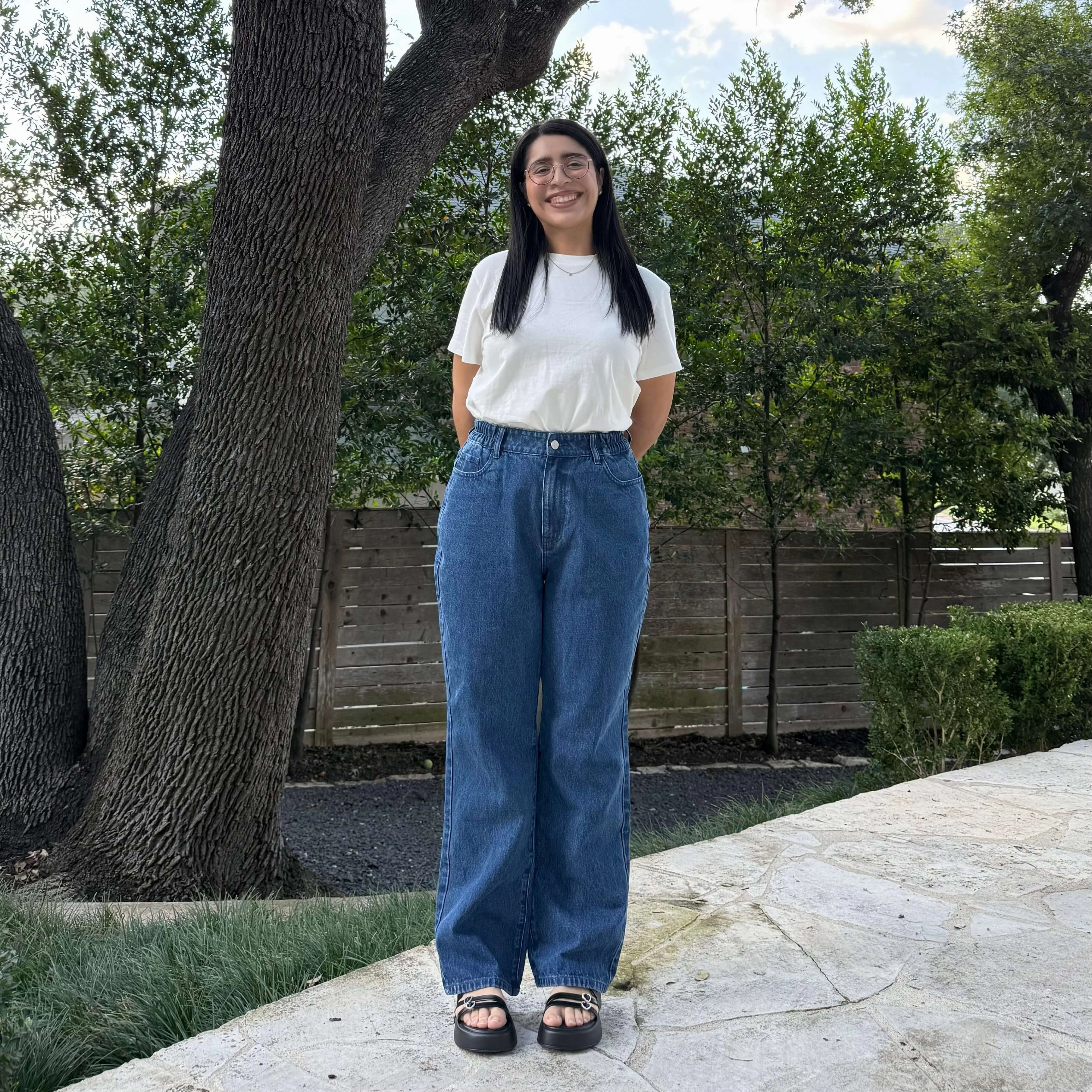 29" Inseam Straight Leg Jeans - Medium Wash *Clearance Sale* Casual Performance Wear