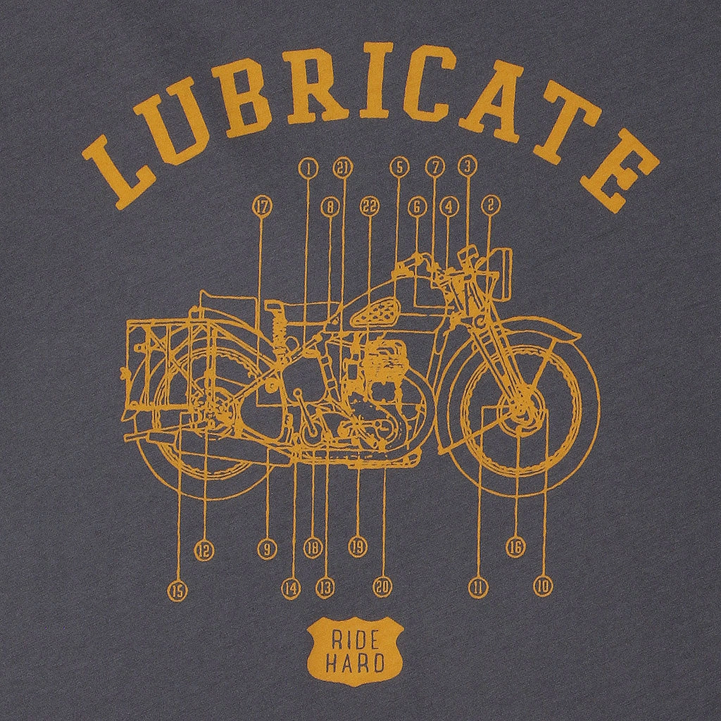 "Lubricate" Short Sleeve Men's Tee - Heather Grey Mouse SeamlessDesign MultiDirectionalStretch