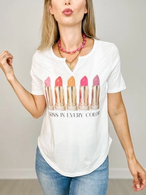 Everyday Jacket A Kiss In Every Color Graphic Tee