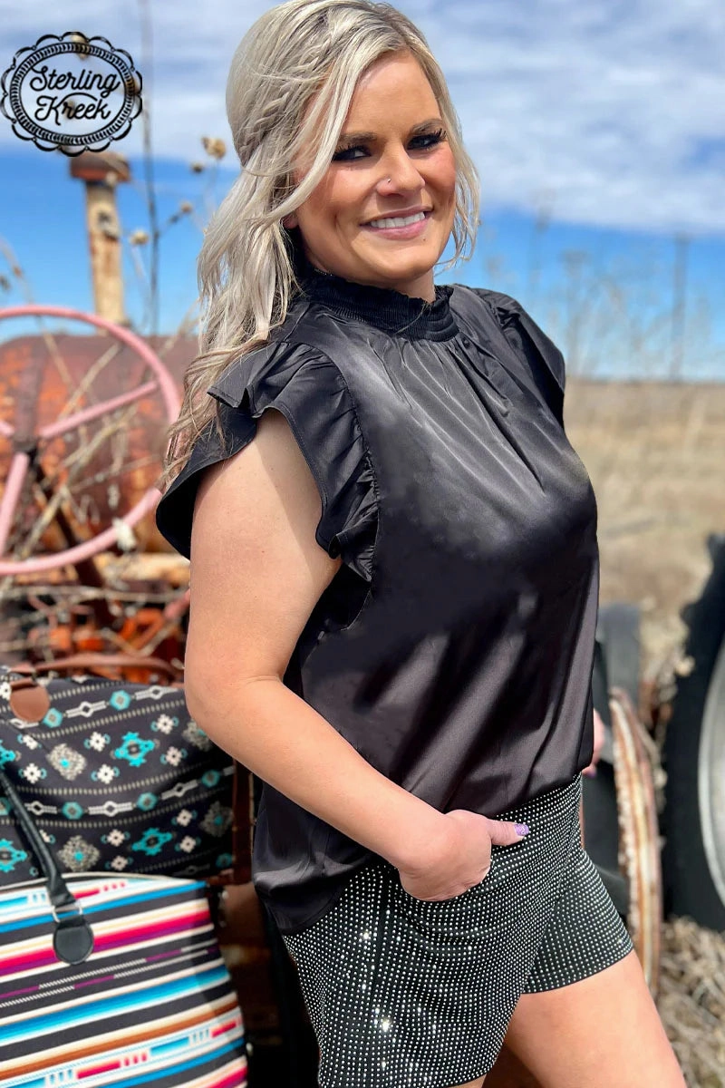 Stretch Support Chic Look Sterling Kreek Jitterbug Black Shorts