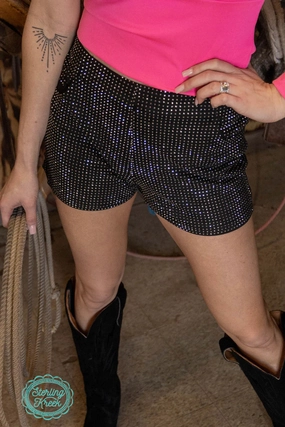 Adjustable Fit Sterling Kreek Jitterbug Black Shorts