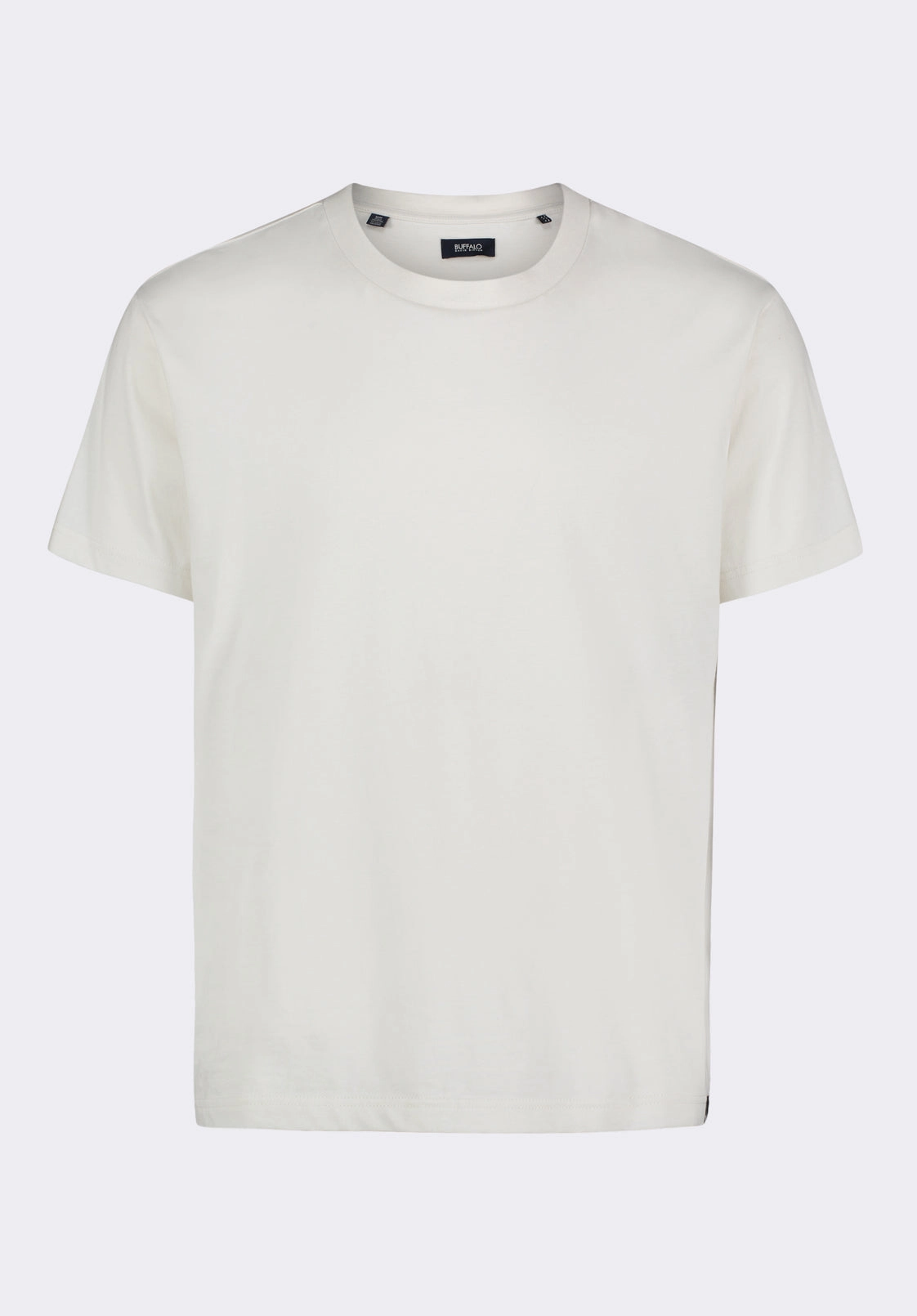 Kanto Men's Short-Sleeve Crew Neck Jersey T-Shirt, Milk - BM24603 ReinforcedEdges