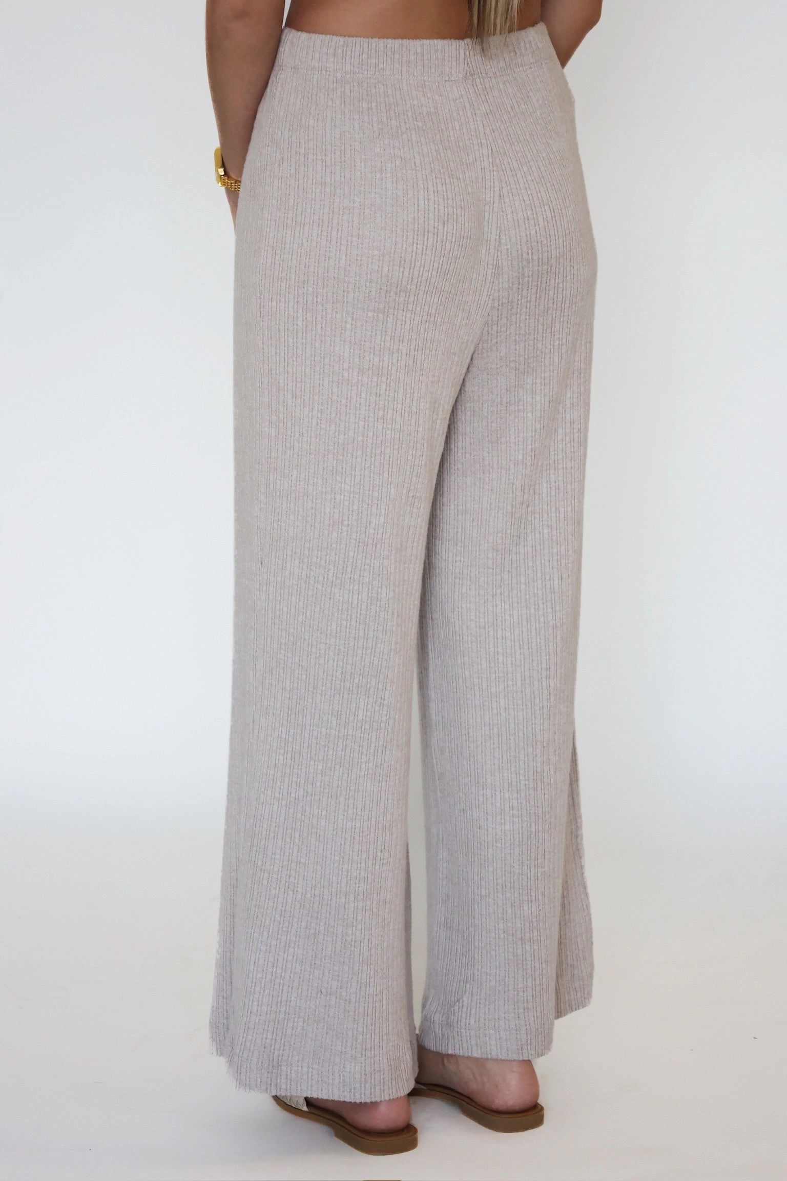 Everyday Comfort Fit Coastline Rib Pant - Slate Grey