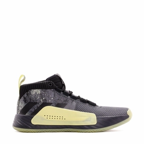 Breathable Footbed Adidas Basketball Dame 5 Damian Lillard Green Black Men F36933