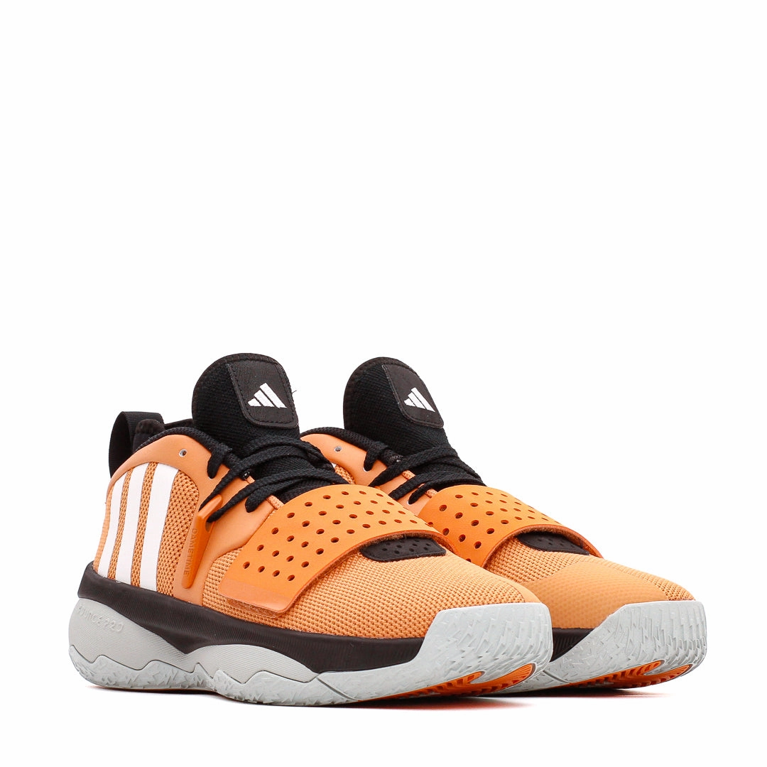 Synthetic Overlay Reinforcement Foam Padded Tongue Adidas Basketball Men Dame 8 EXTPLY Hazy Copper IF1515
