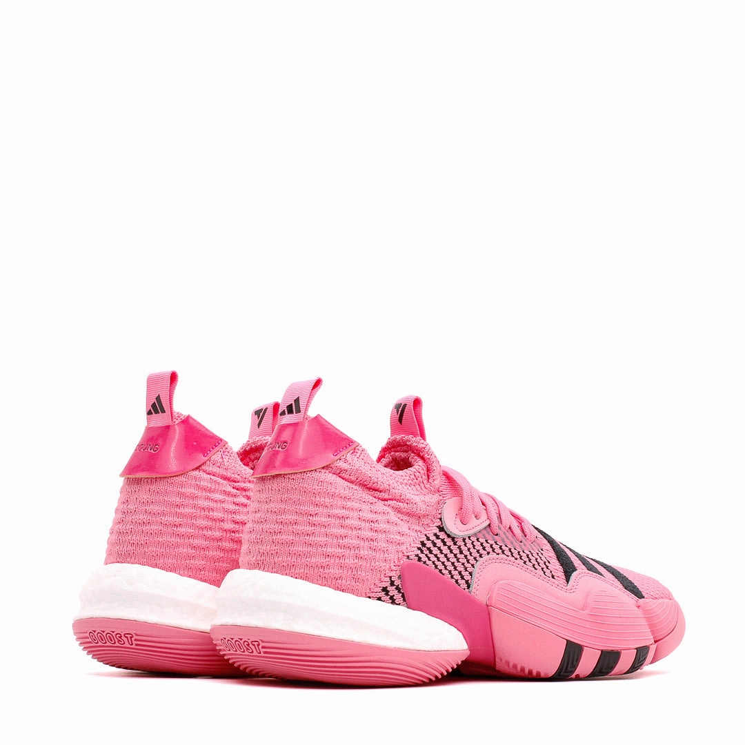 Adidas Basketball Men Trae Young 2 Pink IE1667 Seamless Internal Construction Foot Balance Zone