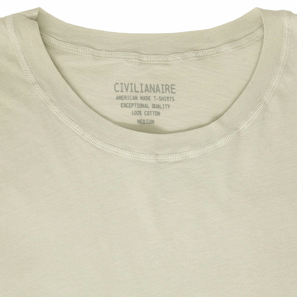 Long Sleeve Crew Neck Cotton Tee - Holiday #1032 Modern Design