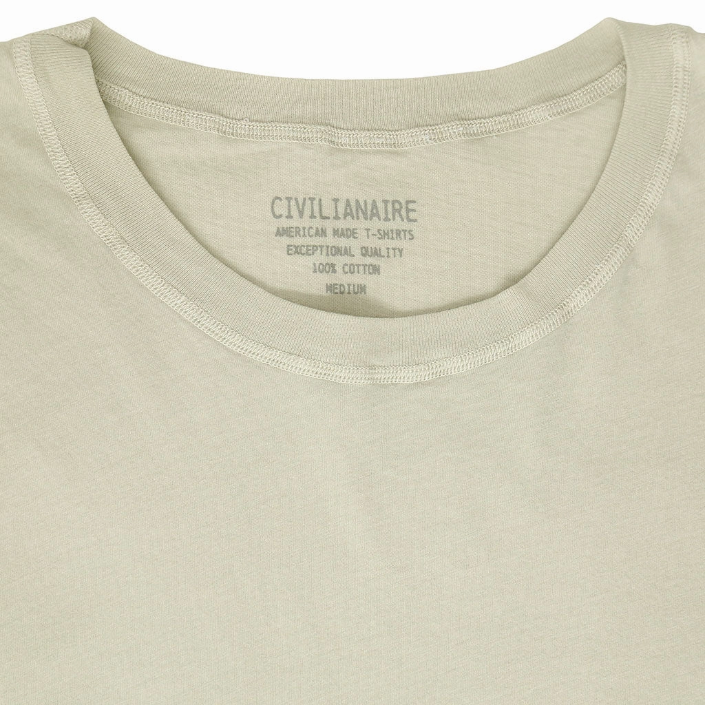 Quick Dry Feature Long Sleeve Crew Neck Cotton Tee - Holiday #1032