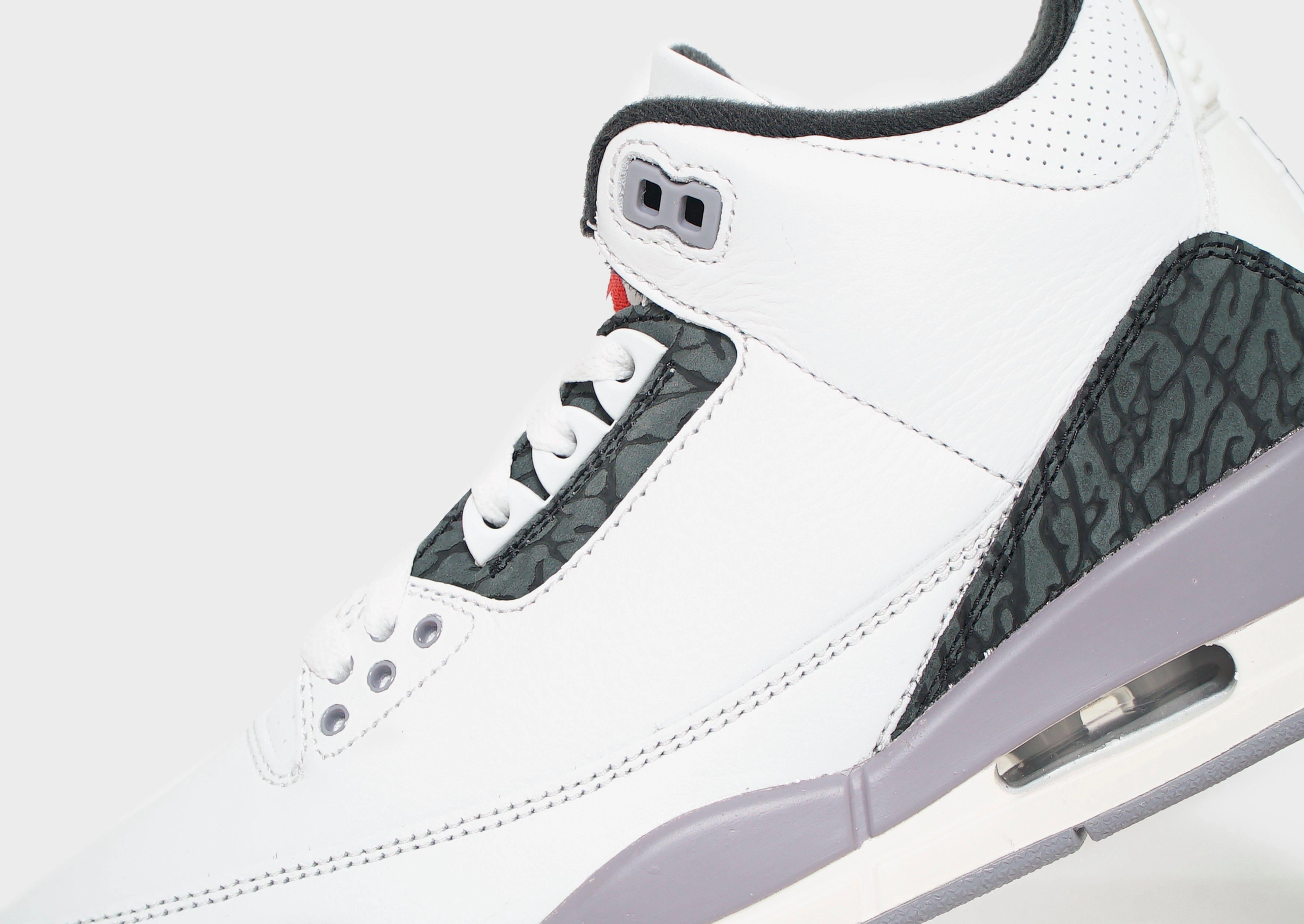 Reinforced Eyelet System Air Jordan 3 Retro "Cement Grey"