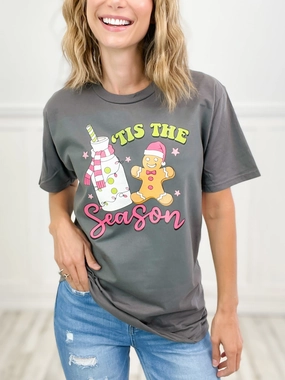 Ethically Sourced Yarn Tis The Season Gingerbread Graphic Tee