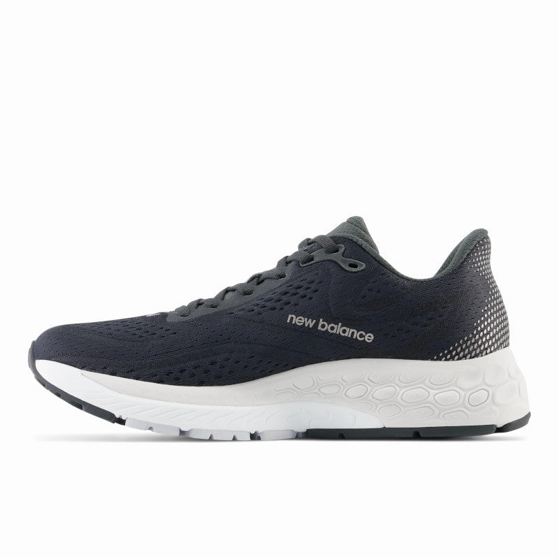 Modern sole Cushioned Insock Fresh Foam X 880v13 - Blacktop with Black and Silver Metallic - Women's