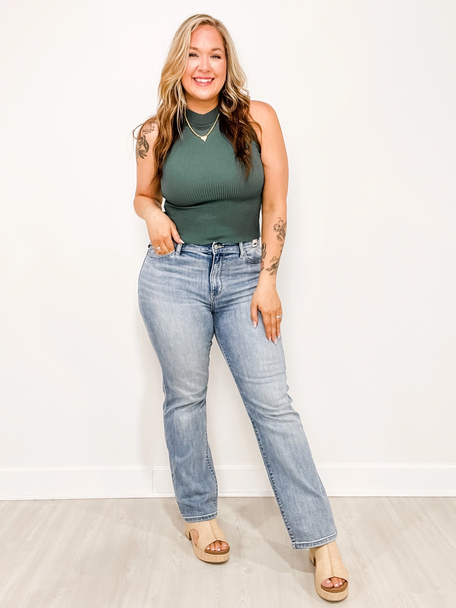 Judy Blue TOO LEGIT High-Waist 90's Straight Jeans Active Days