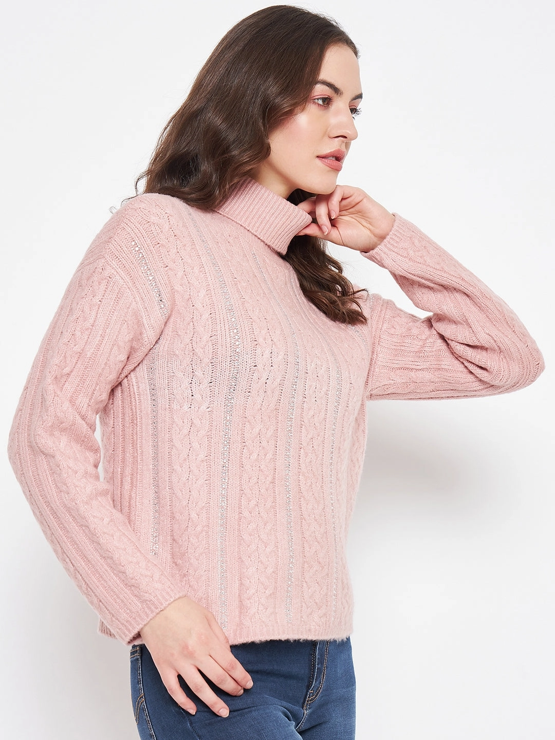 Madame Peach Sweater Quick Fit Performance Simple Cozy