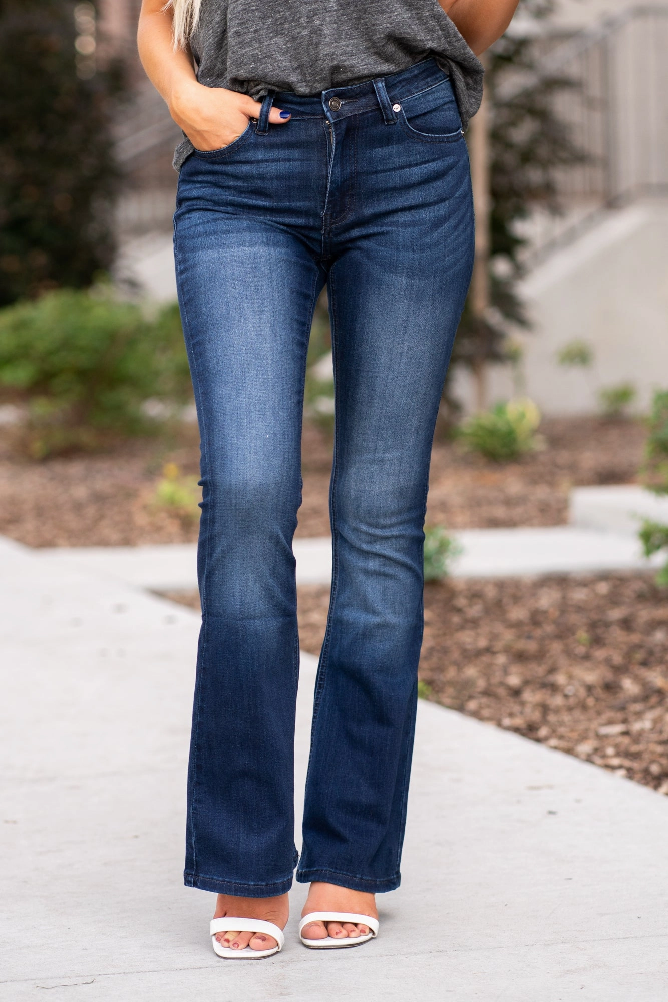 Allie Mid Rise Flare Petite Regular & Plus Sizes Fashion friendly Effortless Style