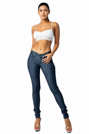 1000 Mid Waisted Skinny Jeans High Quality Eco Friendly