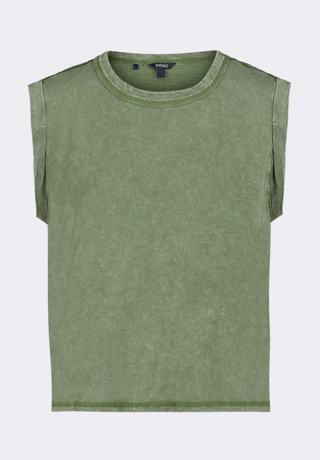 AbrasionResistant Finish Elayne Women??s Sleeveless Top, Bronze Green - KT0230P