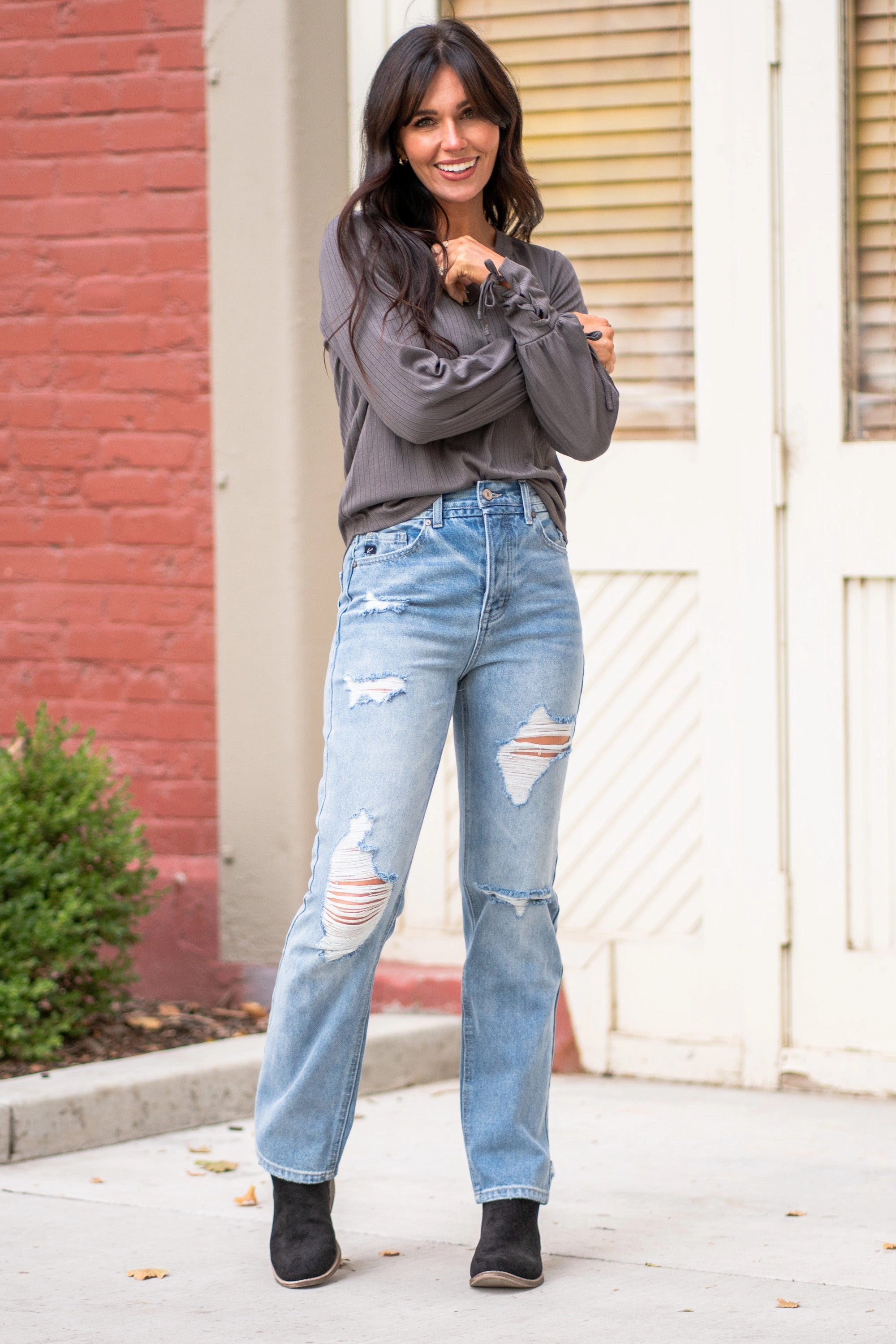 Ashland High Rise 90s Boyfriend Beach Day Winter Warmth Classic