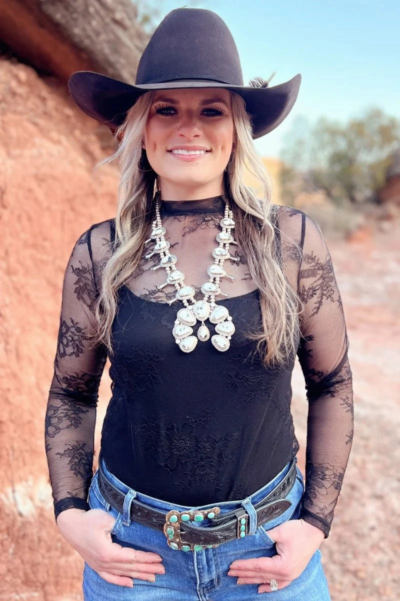 Non Chafing Edges Summer Sweater Sterling Kreek Lincoln Park After Dark Lace Top