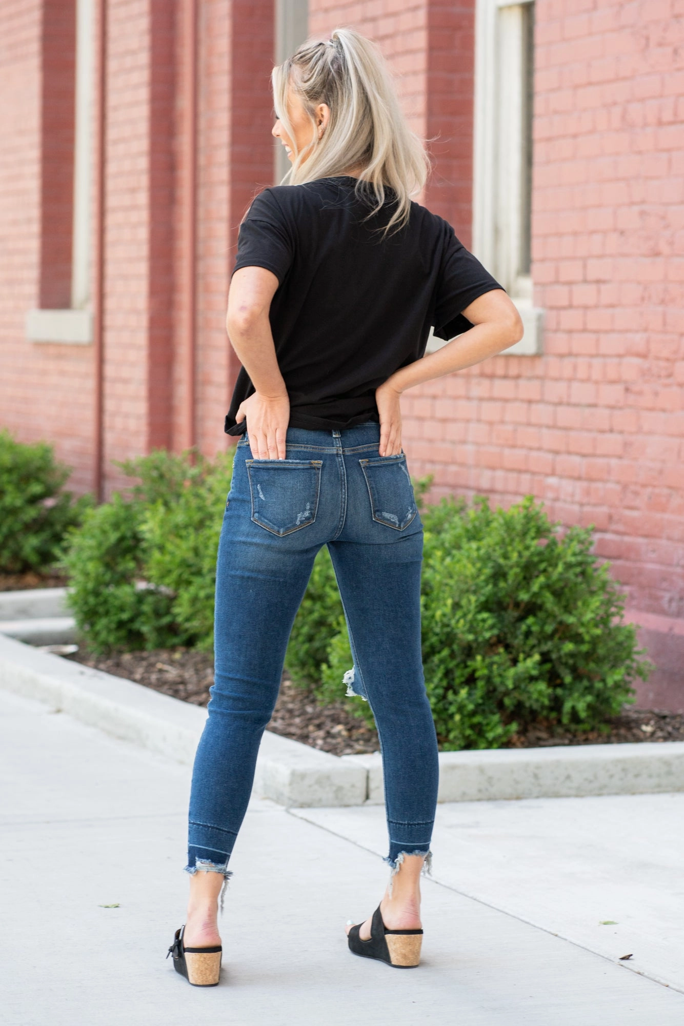 Bay City High Rise Ankle Skinny Minimalist Styling Unisex Look