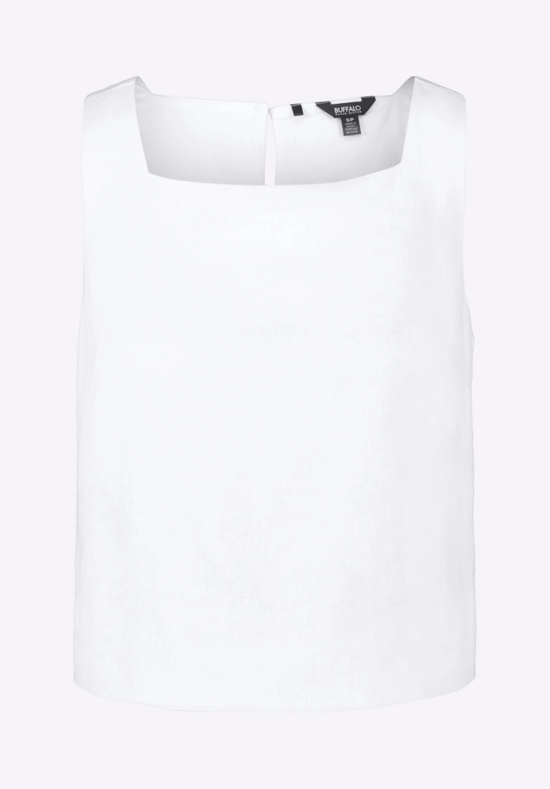 EasyClean Benedita Women's Sleeveless Linen Top, Off-White - WT0186P