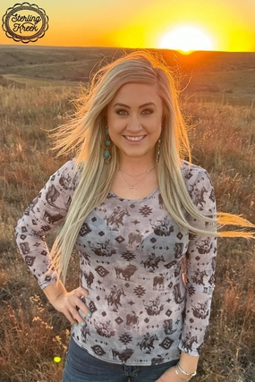 Warm Hoodie Bison Kreek Top