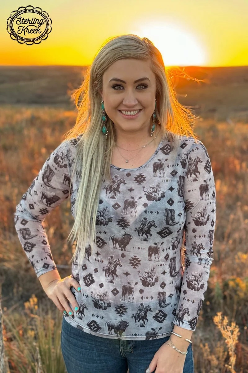 Bison Kreek Top Casual Tee Ultraviolet Protection Fabric