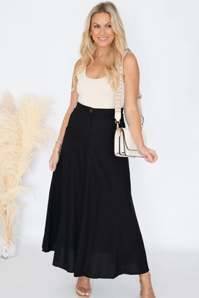 Chelle Maxi Skirt (FINAL SALE) Comfy Look Simple Look