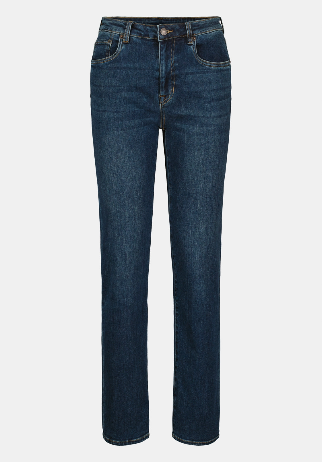 High Rise Straight Jayden Women's Jeans, Indigo Contrast - BL16062 Everyday Fashion Daily Go