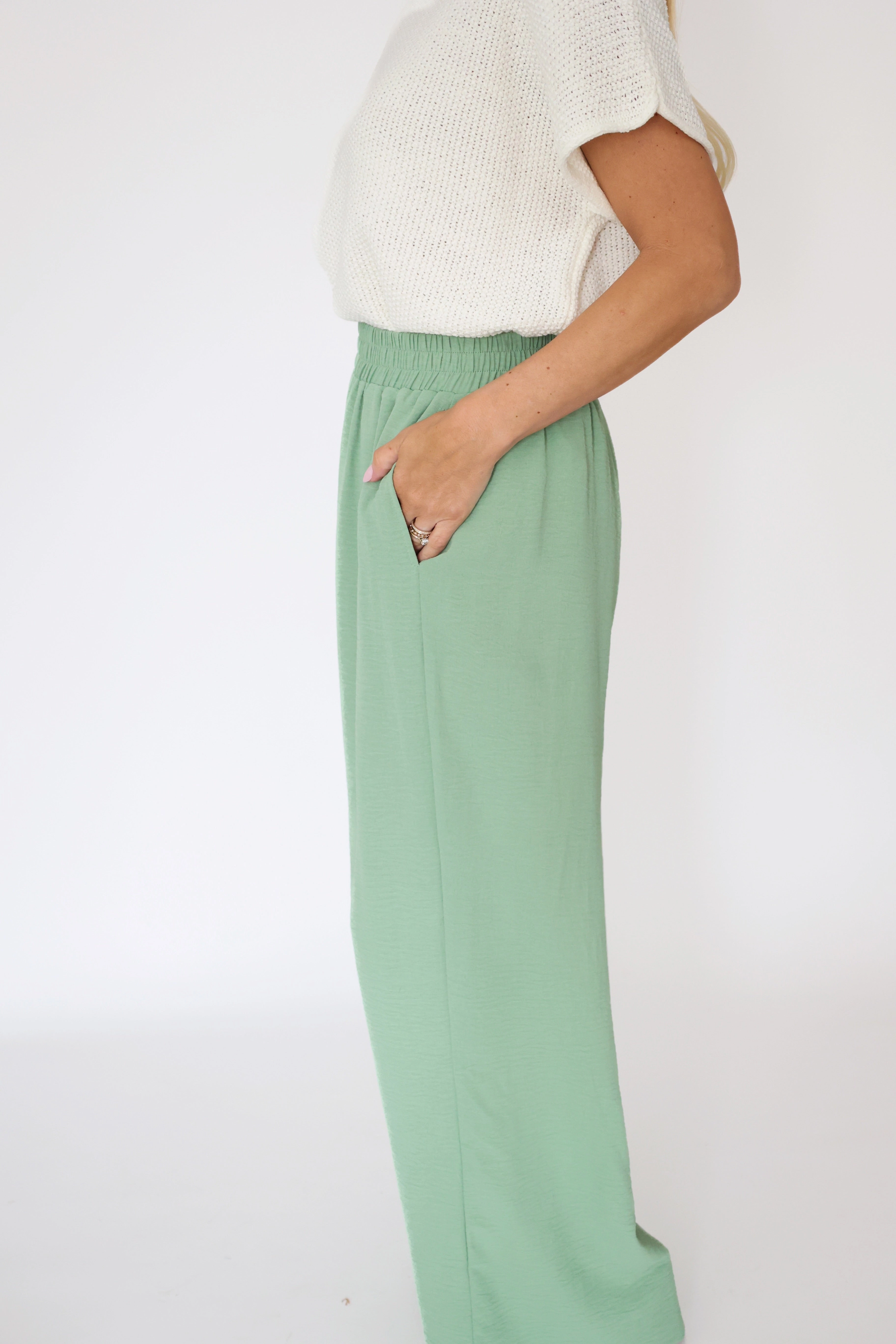 Daily Comfort Fit Britton Wide Leg Pant(final sale)