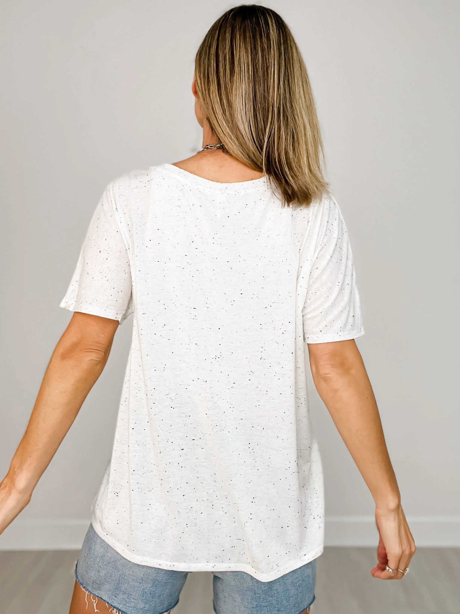 ReflectiveTrims McFly Pizza Company V-Neck Graphic Tee