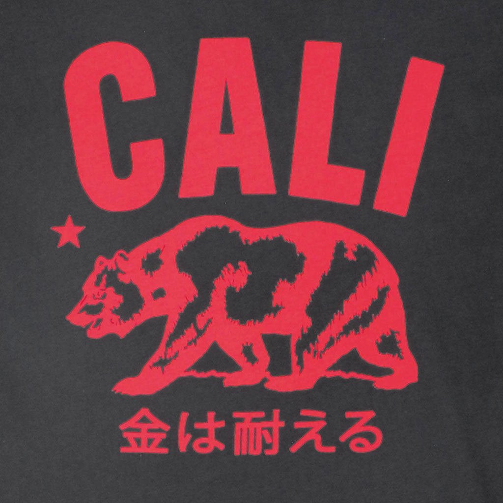 "Don't Mess with Cali" Short Sleeve Men's Crew Neck Tee - Coal/Black Anti Static Treatment