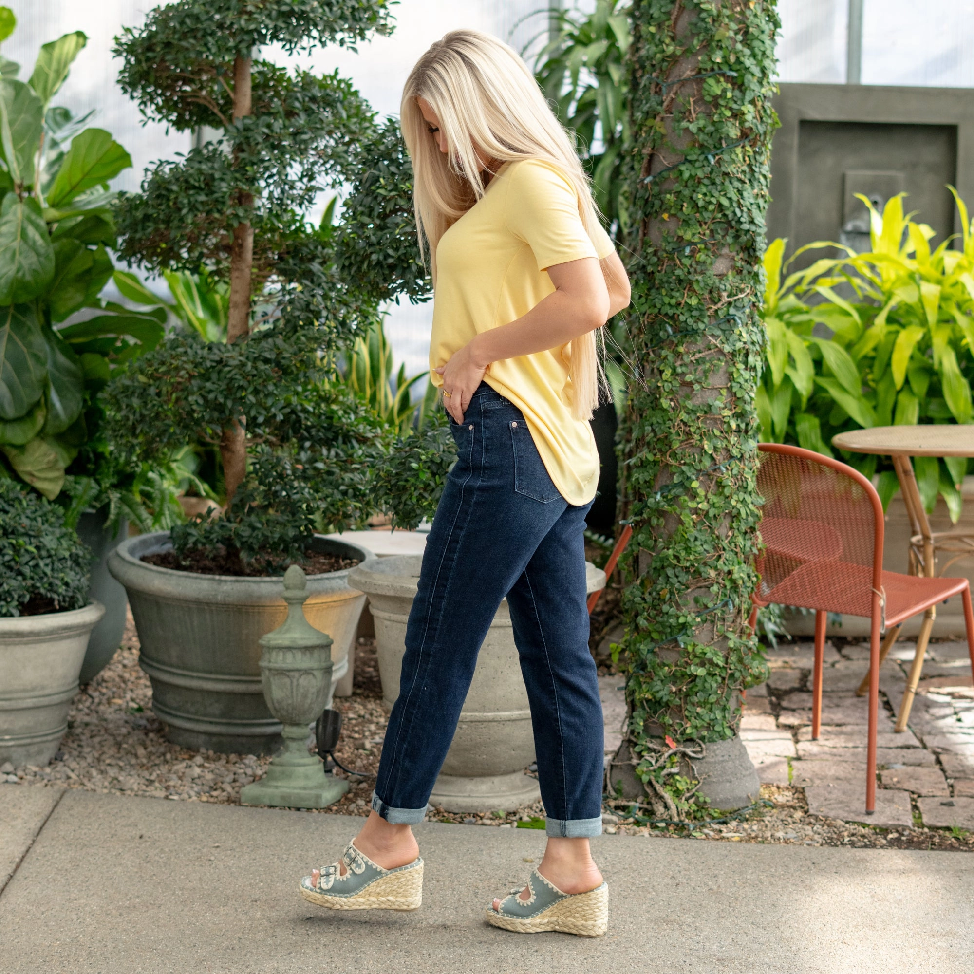 Saltwater High Rise Boyfriend Regular & Plus Sizes Neutral Choice