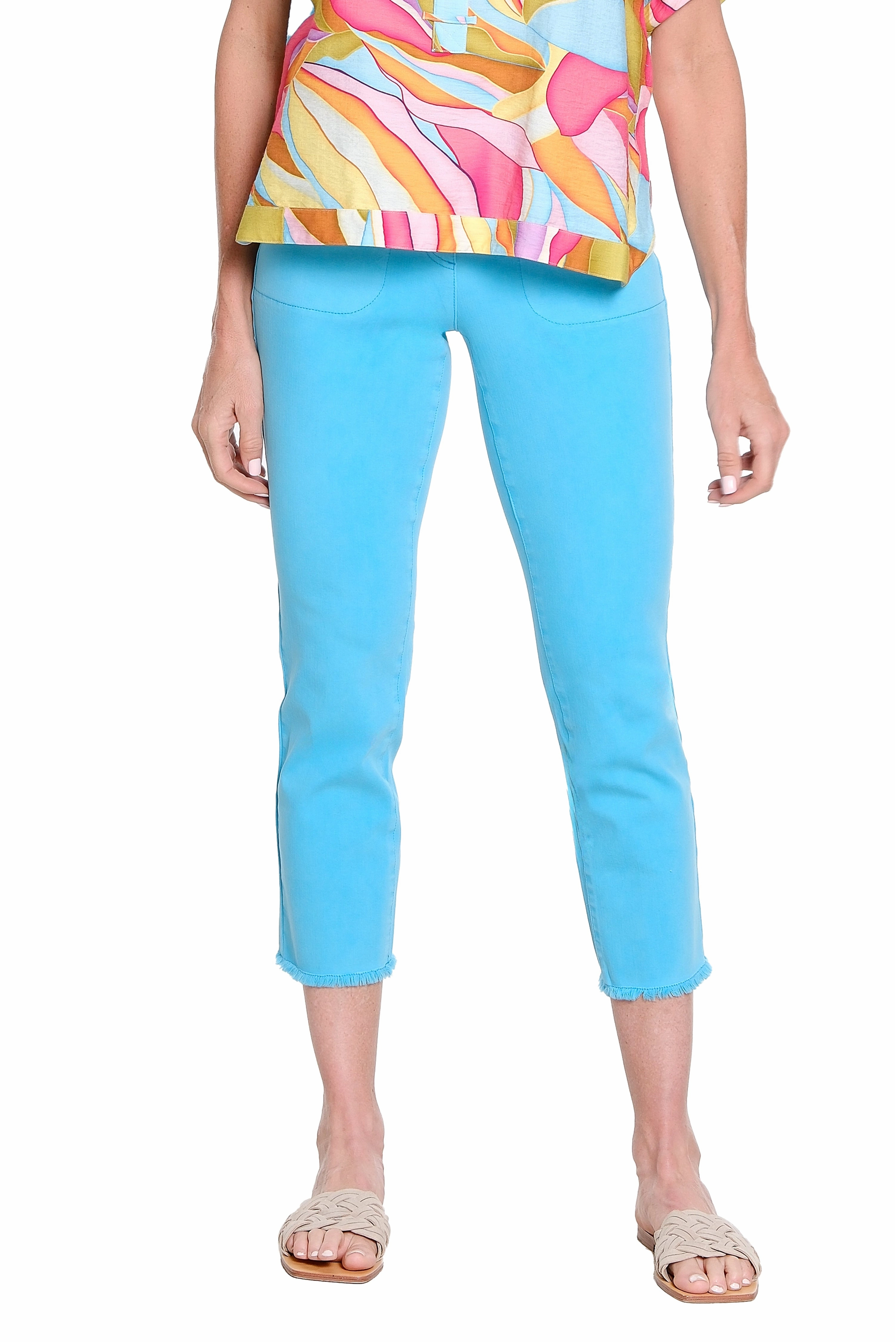 Stretch Pull-On Jean - Lagoon Holiday Vibes Date Night Lightweight