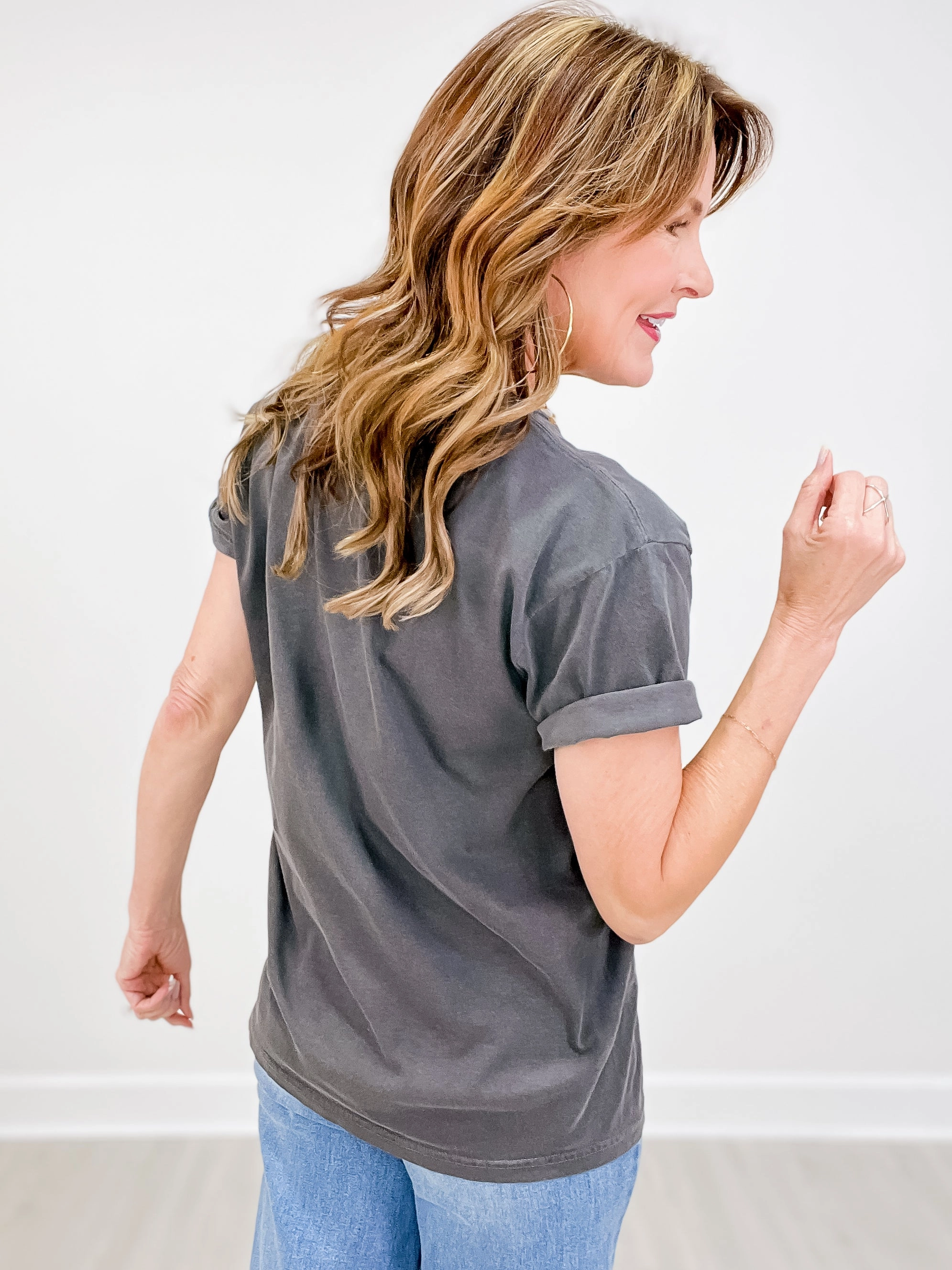 Western Bloom Where You Are Planted Graphic Tee Printed Hoodie