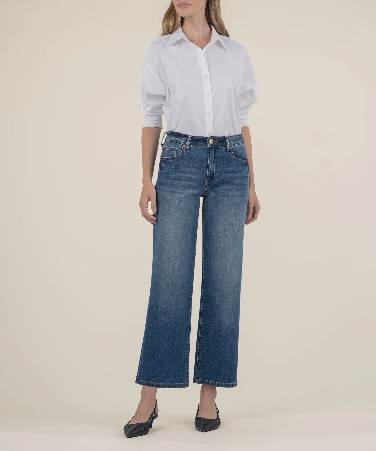 Smooth Feel Street Appeal Charlotte High Rise Wide Leg Jean - Healthy