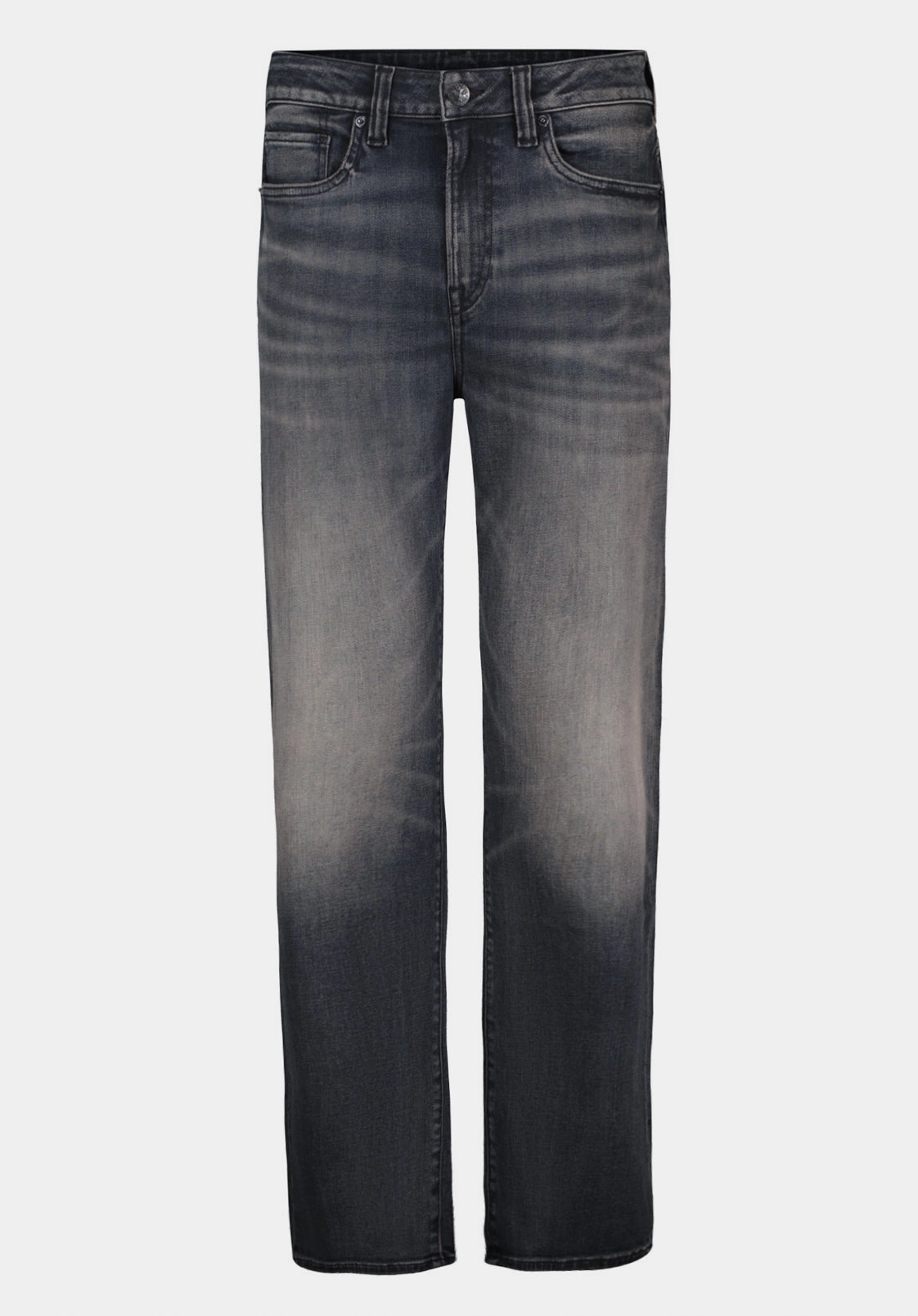 Wrinkle Free Fabric Treatment Durable Triple Stitched Seams Ruffer Men's Easy Fit Jeans, Vintage Contrasted - BM26136