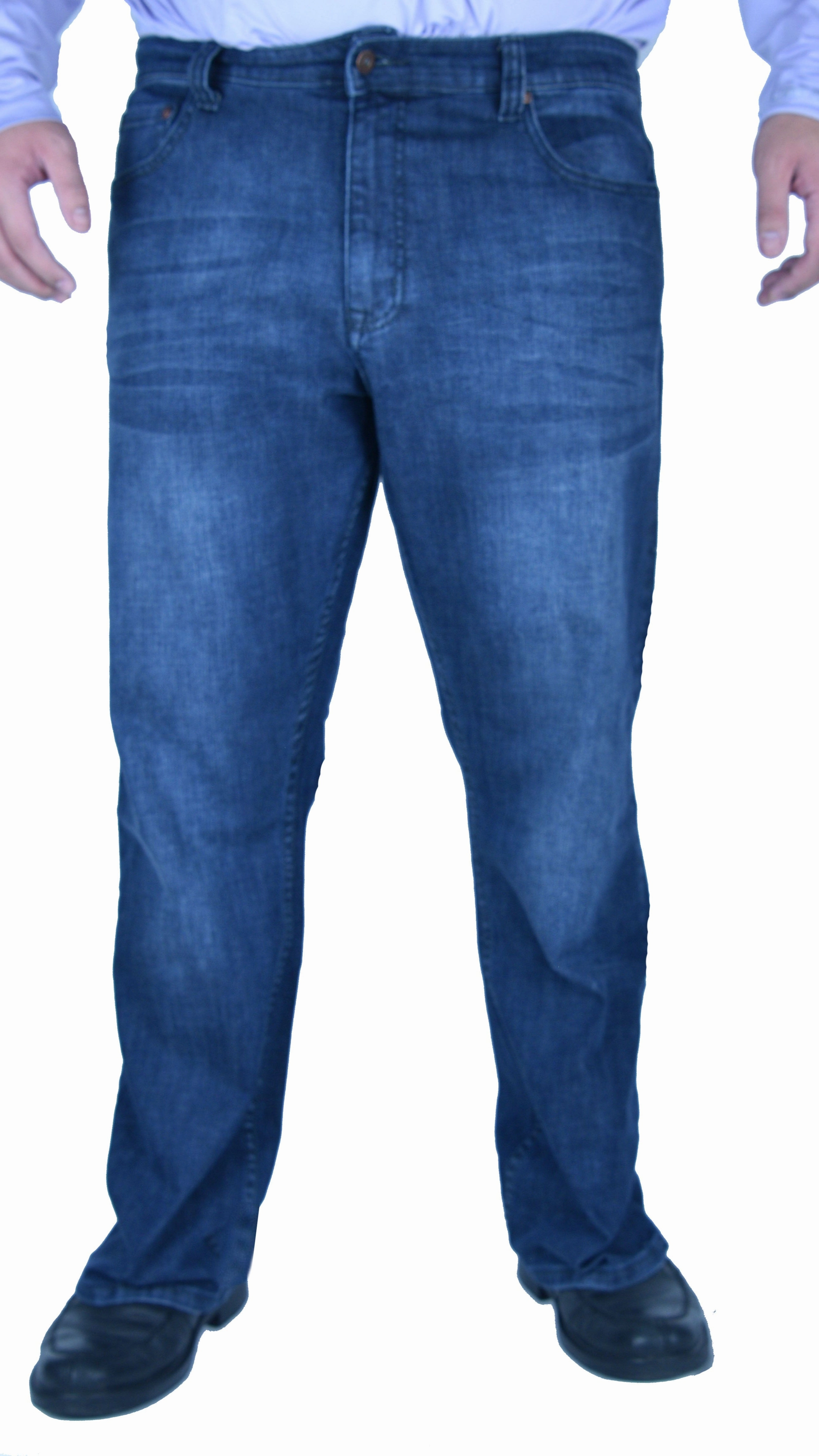 Flypaper Men??s Big & Tall Bootcut Dark Blue Jeans Regular Fit Modern Casual Minimalist Style Holiday Vibes Weekend Warrior