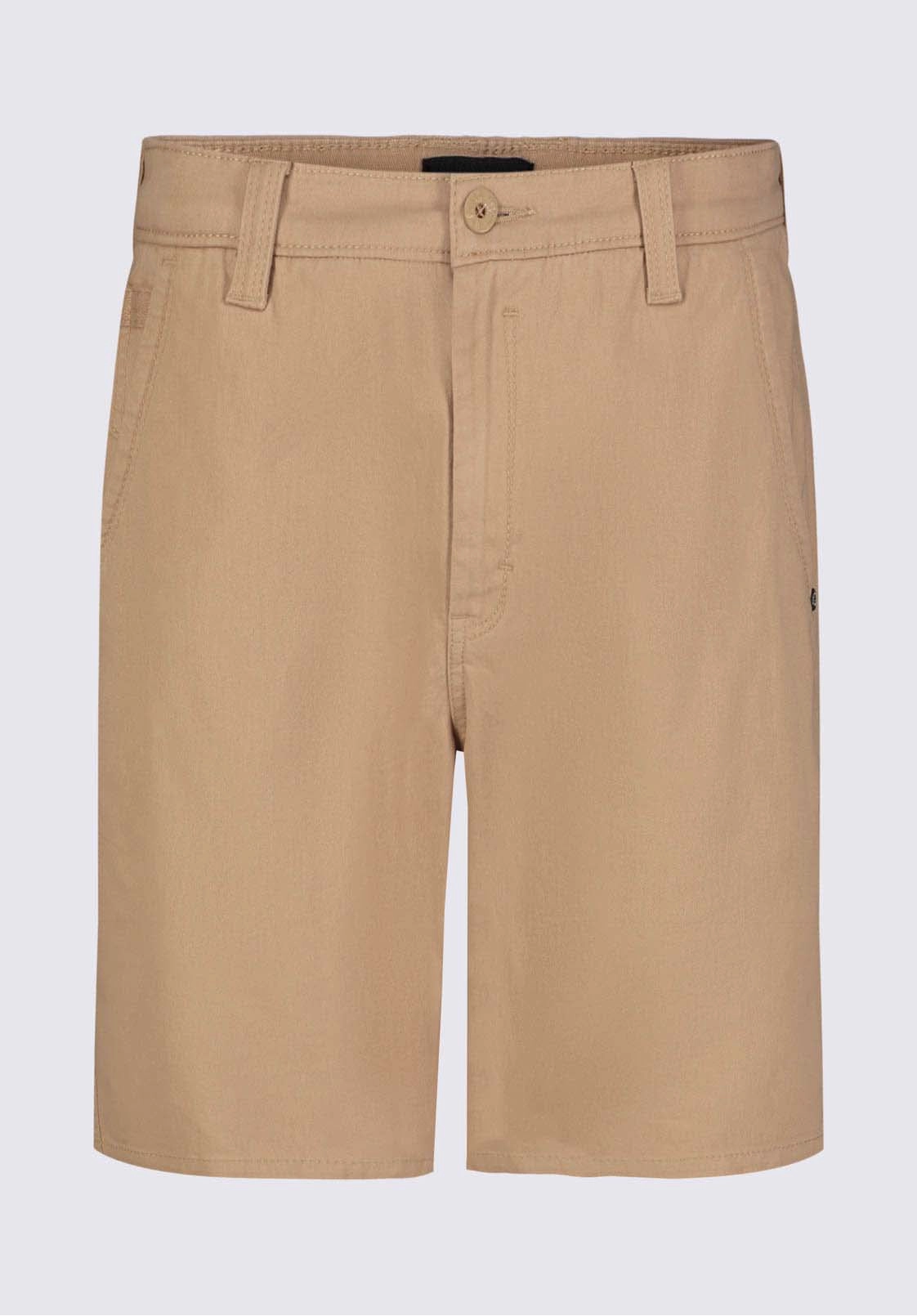Snag Free Material Hadrian Men's Flat Front Shorts, Tan - BM24266