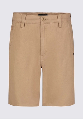 Hadrian Men's Flat Front Shorts, Tan - BM24266 Unique Piece
