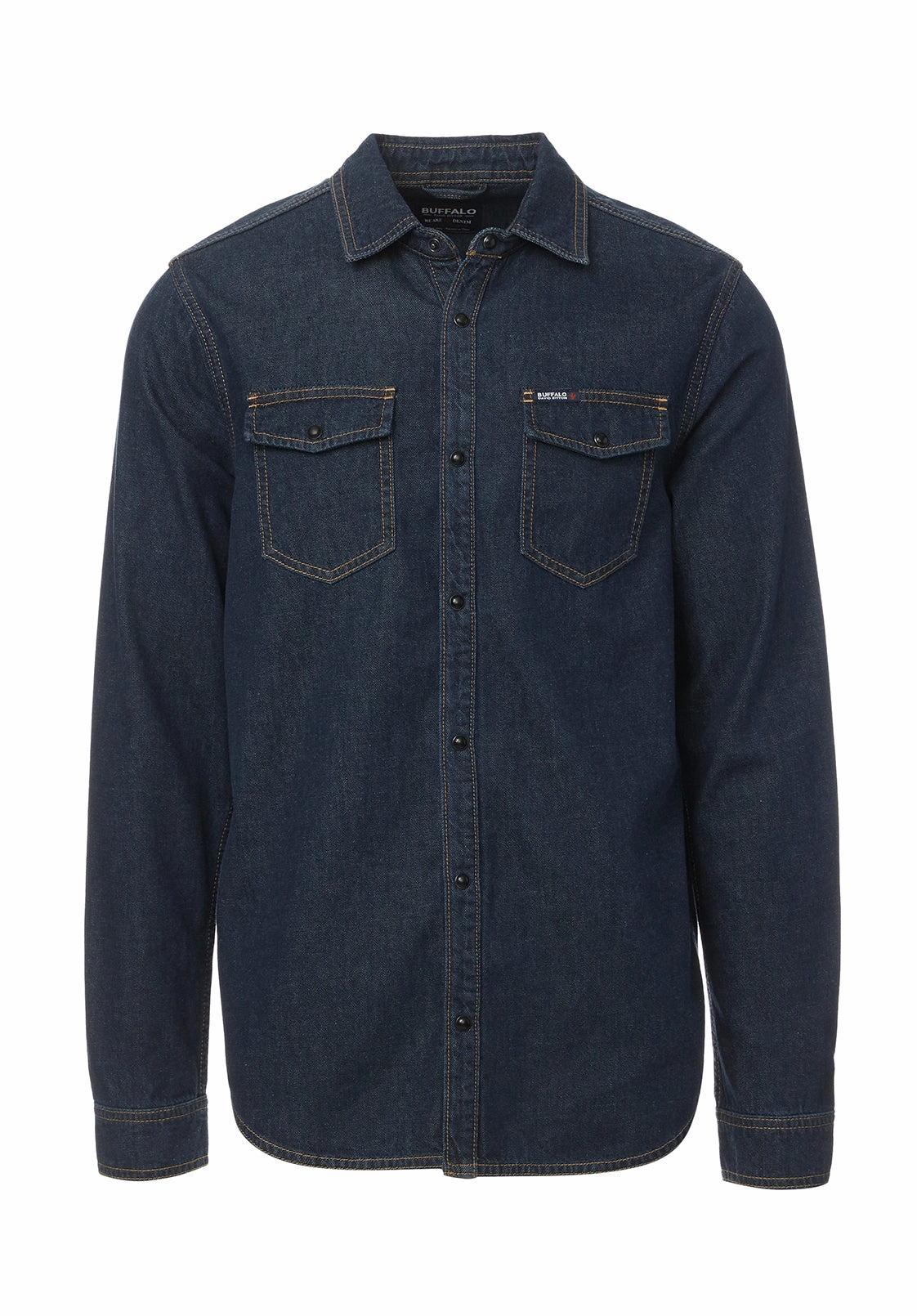 Stanley Men??s Long-Sleeve Denim Shirt, Indigo - BM22635 tall size