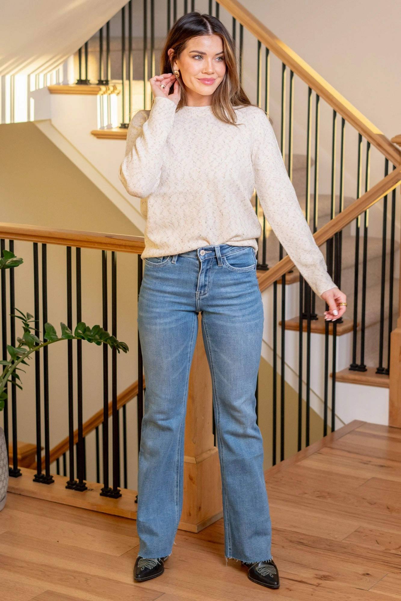 Casual Elegance Well-Run High Rise Relaxed Fit Flare Regular & Plus Sizes