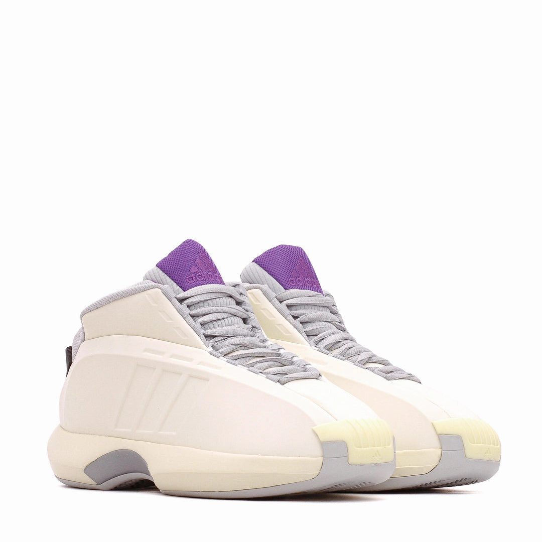 Adidas Basketball Men Crazy 1 Ivory Collegiate Purple IG3735 Clutch Play