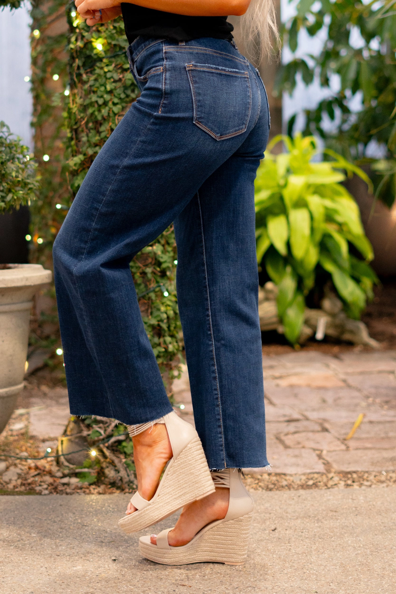 Finders Keepers Tummy Control Top Mid Rise Wide Leg Regular & Plus Sizes Formal Classic Wear Loose