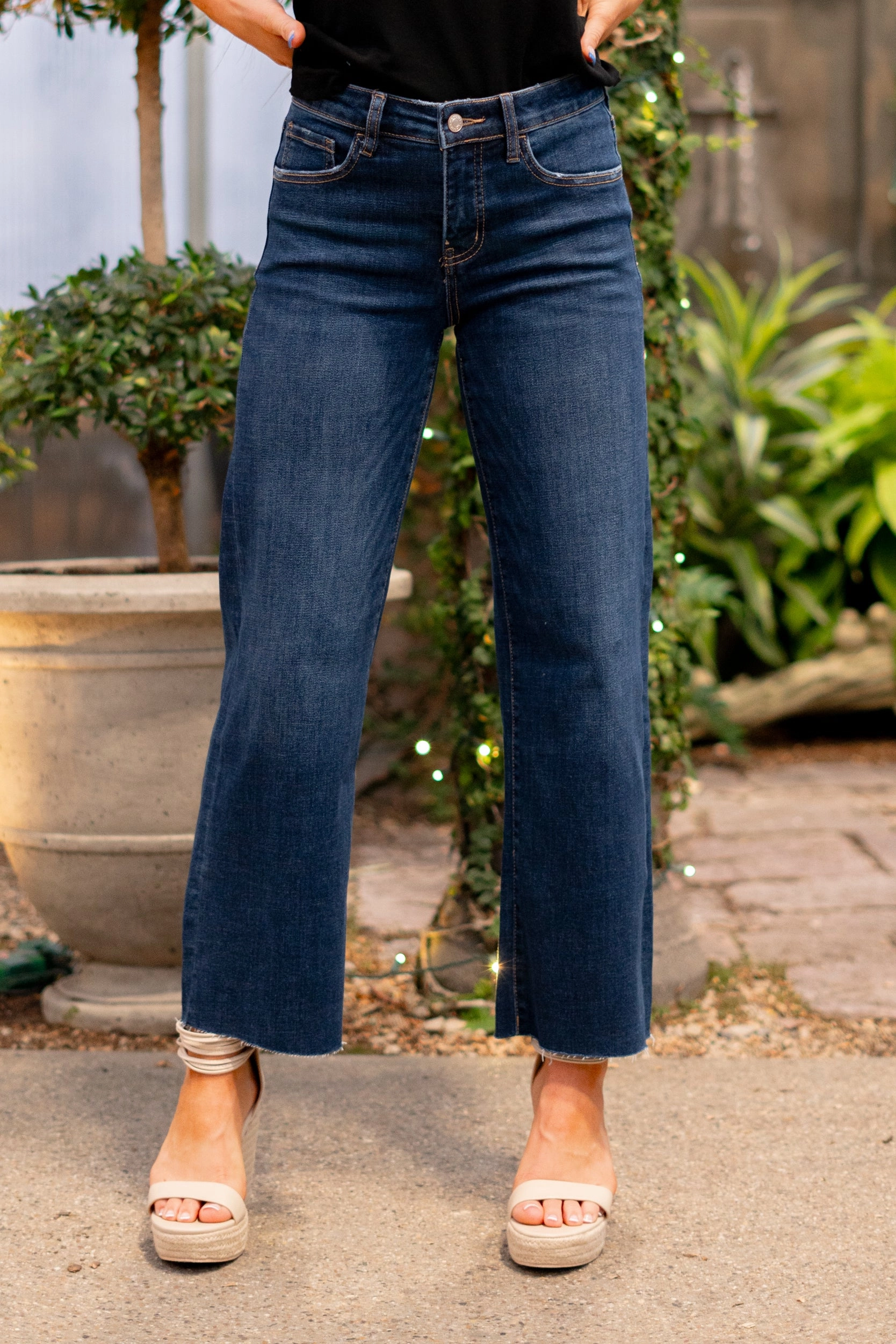 Weekend Warrior Adult Fashion Gym Ready Finders Keepers Tummy Control Top Mid Rise Wide Leg Regular & Plus Sizes