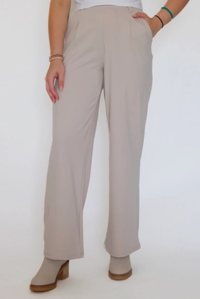 Commuter Trousers- Cloud Stylish Cut Chic casual