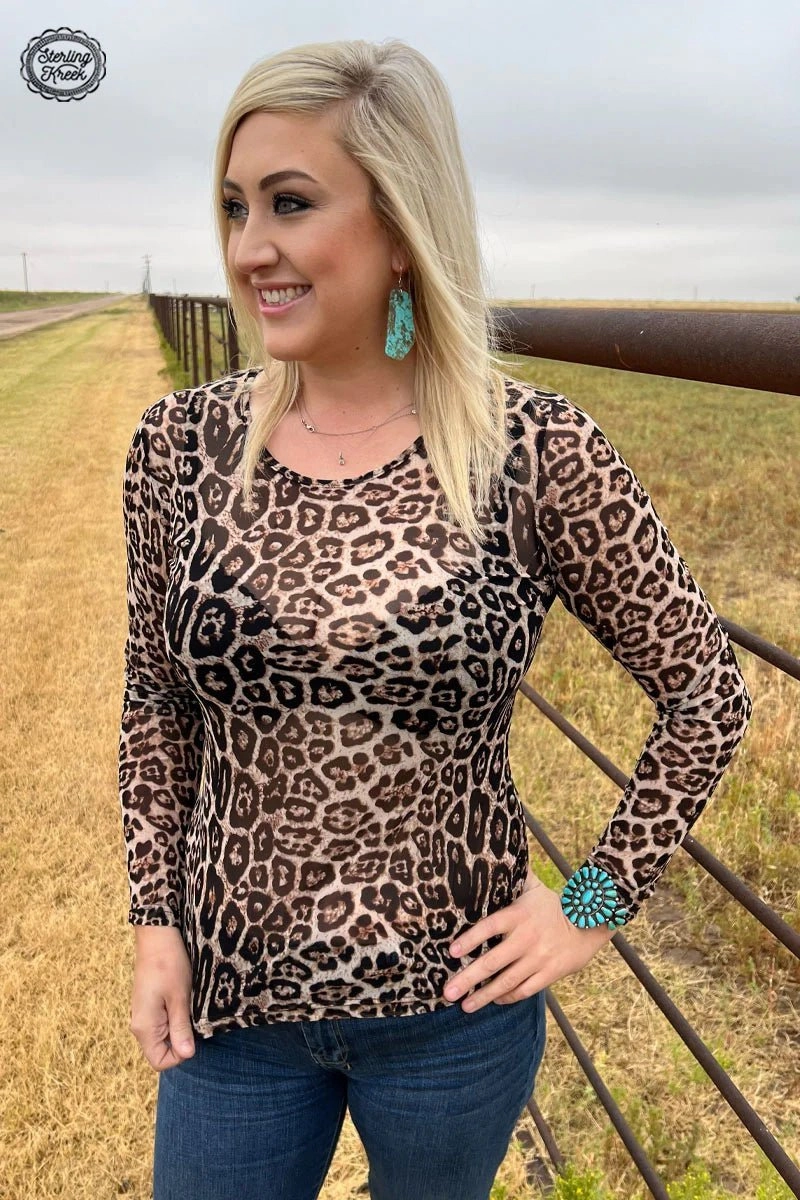 LaserCut Edges Kitty Queen Top