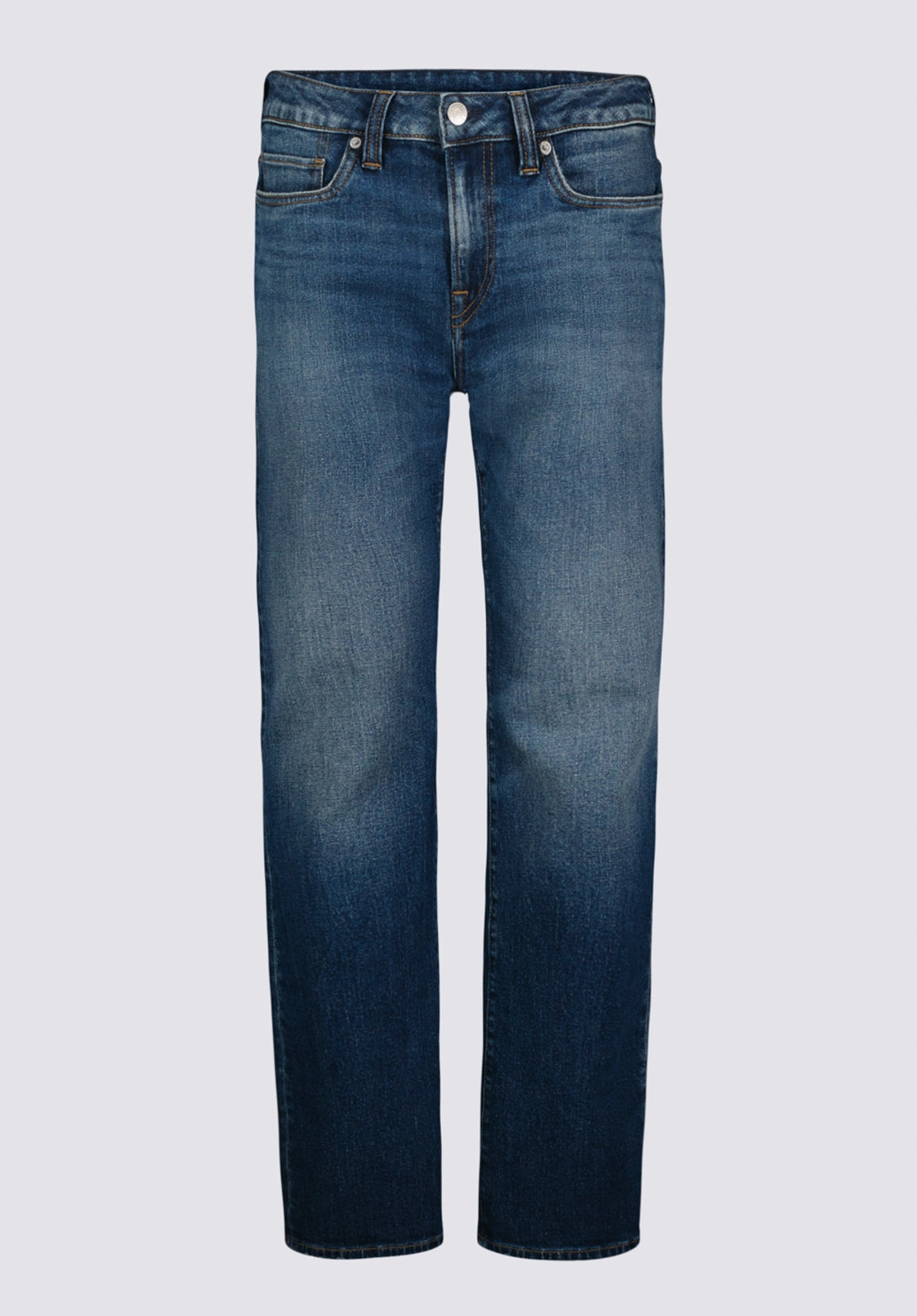 Relaxed Straight Driven Men's Jeans, Indigo Sanded - BM26059 Casual Look